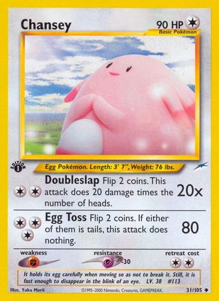 [PKM] Chansey (31/105) [Neo Destiny 1st Edition]
