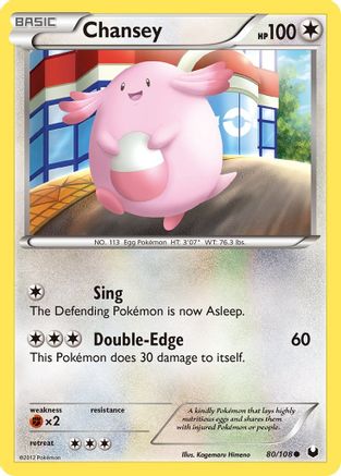 [PKM] Chansey (80/108) [Black & White: Dark Explorers]