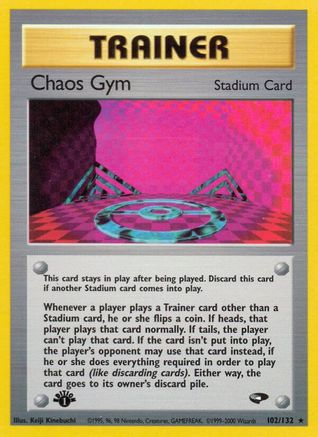 [PKM] Chaos Gym (102/132) [Gym Challenge 1st Edition]