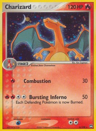 [PKM-R] Charizard (6/108) (Stamped) [EX: Power Keepers]