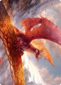 {A} Goldspan Dragon Art Card [Kaldheim Art Series][AKHM 035]