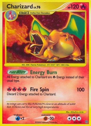 [PKM] Charizard (103/100) [Diamond & Pearl: Stormfront]