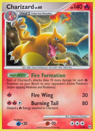 [PKM-R] Charizard (1/99) [Platinum: Arceus]