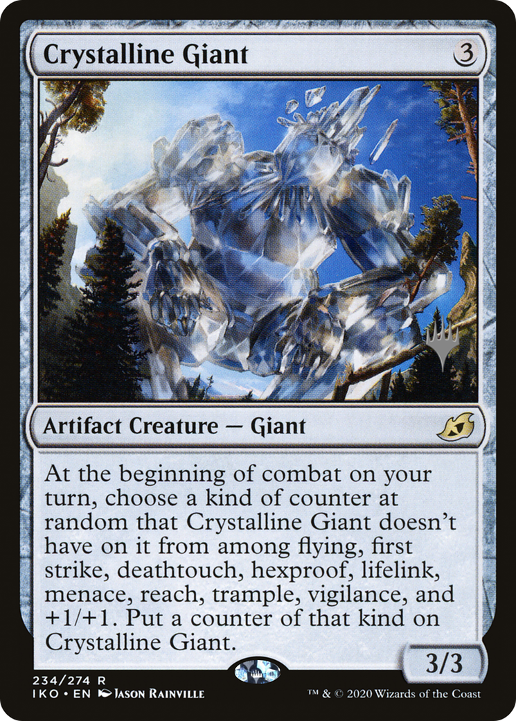 {R} Crystalline Giant (Promo Pack) [Ikoria: Lair of Behemoths Promos][PP IKO 234]