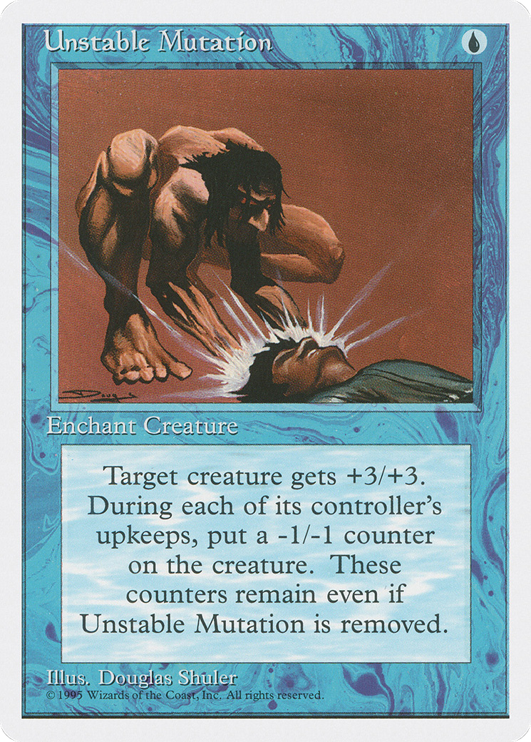 {C} Unstable Mutation [Fourth Edition][4ED 110]