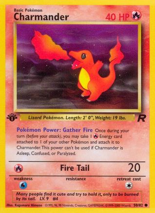 [PKM] Charmander (50/82) [Team Rocket 1st Edition]