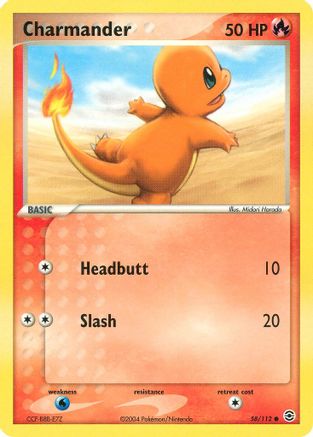 [PKM] Charmander (58/112) [EX: FireRed & LeafGreen]