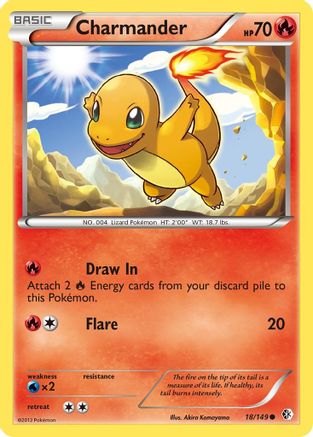 [PKM] Charmander (18/149) [Black & White: Boundaries Crossed]