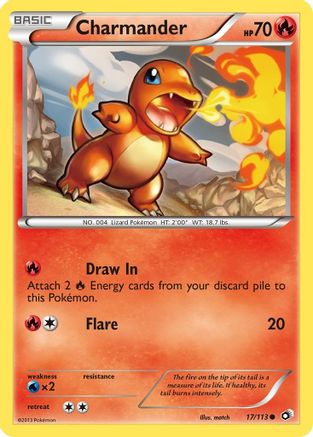 [PKM-C] Charmander (17/113) [Black & White: Legendary Treasures]