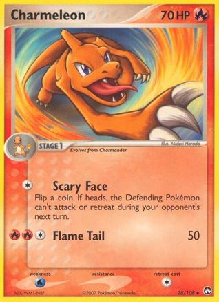 [PKM-C] Charmeleon (28/108) (Stamped) [EX: Power Keepers]