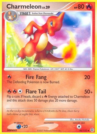 [PKM] Charmeleon (46/132) [Diamond & Pearl: Secret Wonders]