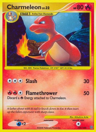 [PKM] Charmeleon (102/100) [Diamond & Pearl: Stormfront]