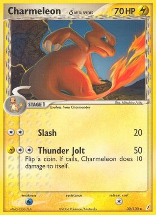 [PKM-C] Charmeleon (30/100) (Delta Species) [EX: Crystal Guardians]