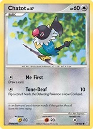[PKM-C] Chatot (74/130) [Diamond & Pearl: Base Set]