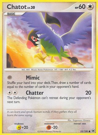 [PKM] Chatot (55/100) [Diamond & Pearl: Majestic Dawn]