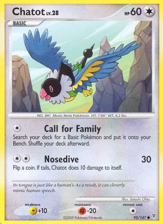 [PKM] Chatot (95/147) [Platinum: Supreme Victors]