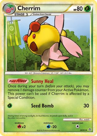 [PKM] Cherrim (28/95) [HeartGold & SoulSilver: Unleashed]