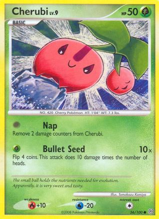 [PKM] Cherubi (56/100) [Diamond & Pearl: Stormfront]