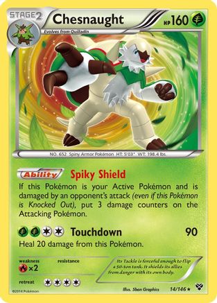 [PKM-R] Chesnaught (14/146) [XY: Base Set]