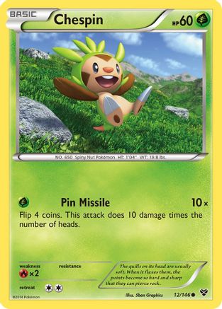 [PKM] Chespin (12/146) [XY: Base Set]