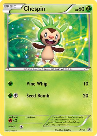 [PKM] Chespin (XY01) [XY: Black Star Promos]