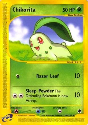 [PKM] Chikorita (100/165) [Expedition: Base Set]