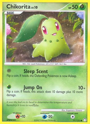 [PKM-C] Chikorita (77/123) [Diamond & Pearl: Mysterious Treasures]