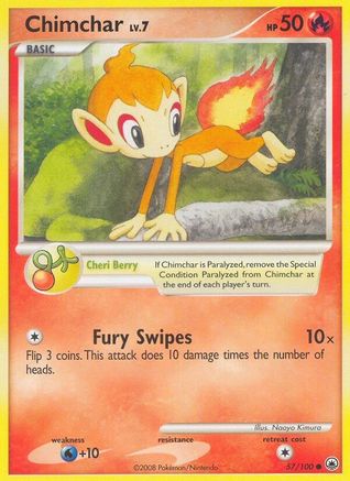 [PKM] Chimchar (57/100) [Diamond & Pearl: Majestic Dawn]