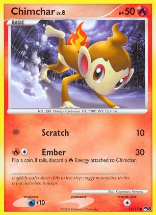 [PKM] Chimchar (12/17) [POP Series 8]
