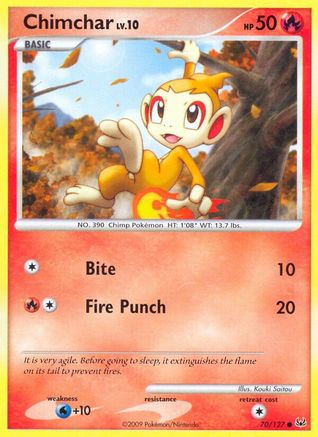 [PKM] Chimchar (70/127) [Platinum: Base Set]