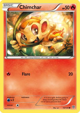 [PKM-C] Chimchar (15/135) [Black & White: Plasma Storm]