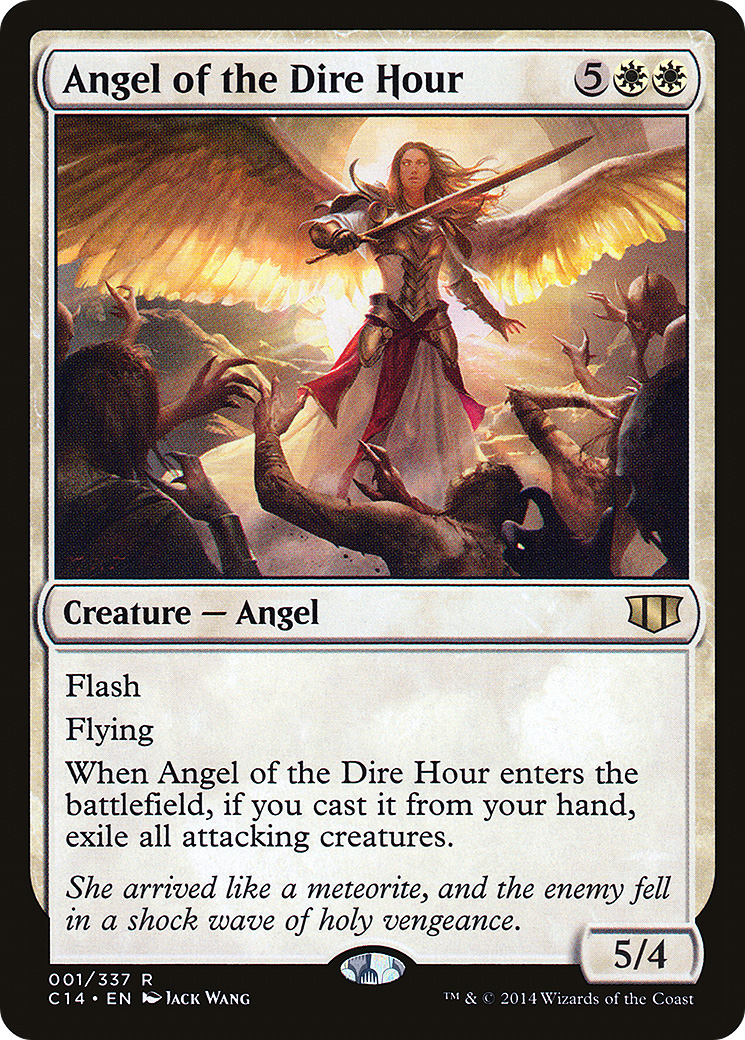 {R} Angel of the Dire Hour [Commander 2014][C14 001] - Misty Mountain Games