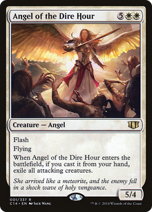 {R} Angel of the Dire Hour [Commander 2014][C14 001] - Misty Mountain Games