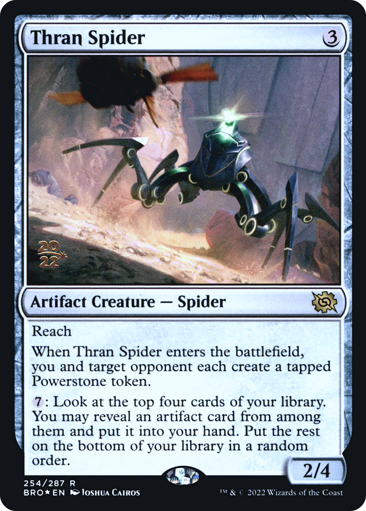 {R} Thran Spider [The Brothers' War: Prerelease Promos][PR BRO 254]