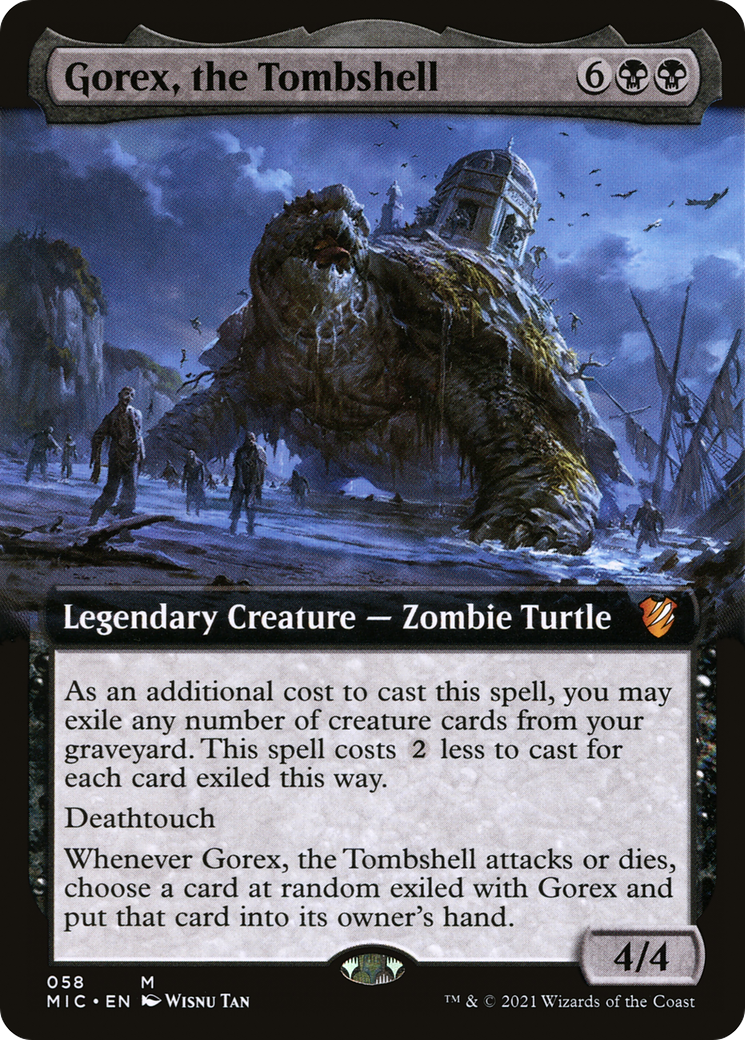 {R} Gorex, the Tombshell (Extended Art) [Innistrad: Midnight Hunt Commander][MIC 058]