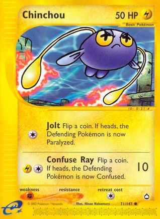[PKM] Chinchou (71/147) [Aquapolis]