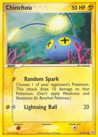 [PKM] Chinchou (57/101) [EX: Hidden Legends]