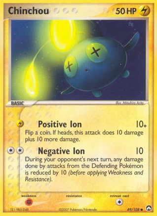 [PKM-C] Chinchou (49/108) (Stamped) [EX: Power Keepers]