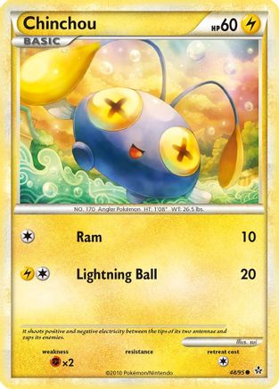 [PKM] Chinchou (48/95) [HeartGold & SoulSilver: Unleashed]