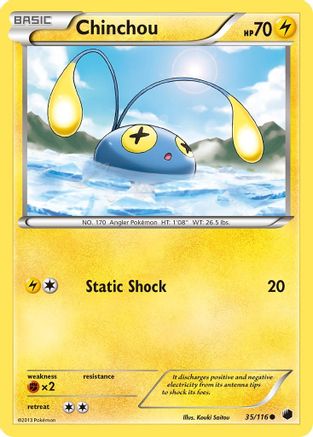 [PKM-C] Chinchou (35/116) [Black & White: Plasma Freeze]