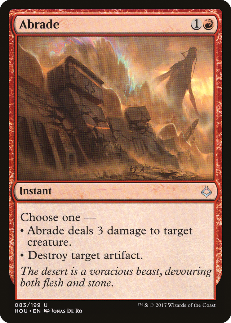 {C} Abrade [Hour of Devastation][HOU 083]