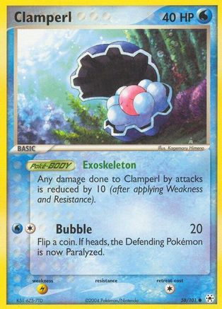 [PKM-C] Clamperl (58/101) [EX: Hidden Legends]