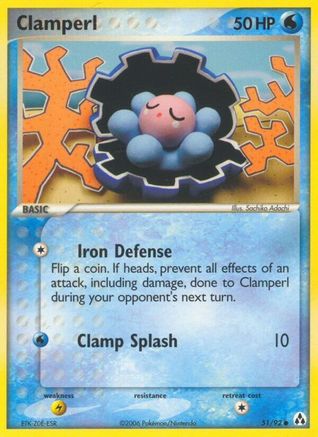 [PKM] Clamperl (51/92) (Stamped) [EX: Legend Maker]