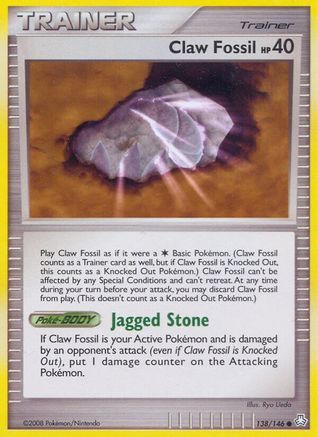 [PKM] Claw Fossil (138/146) [Diamond & Pearl: Legends Awakened]