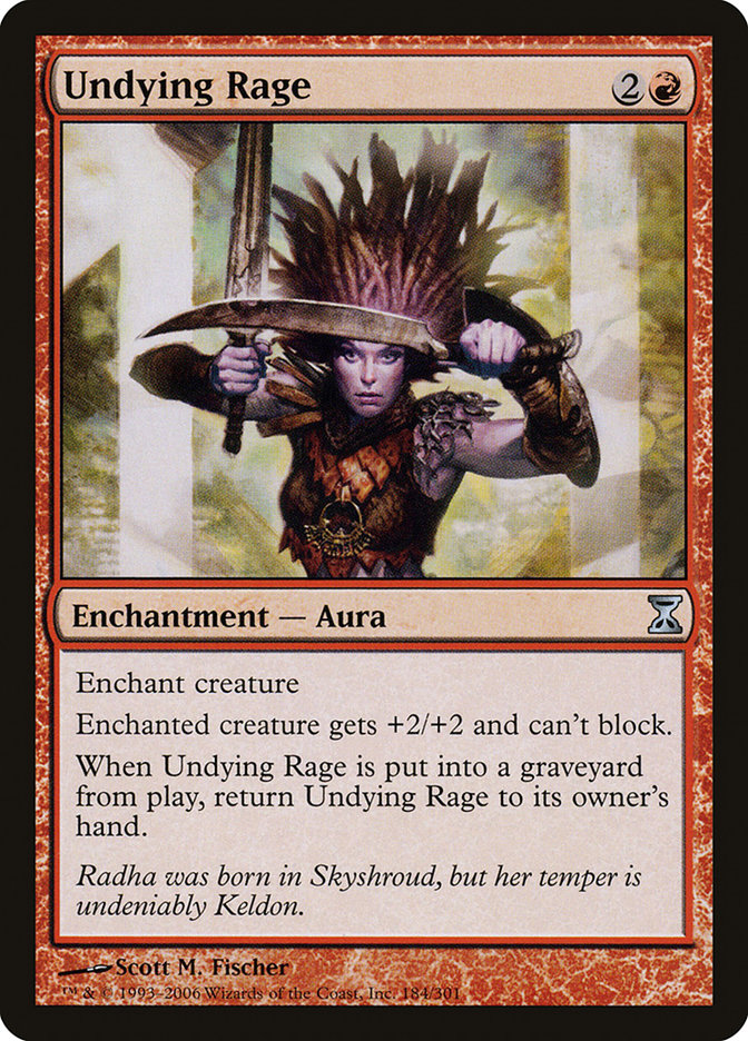 {C} Undying Rage [Time Spiral][TSP 184]