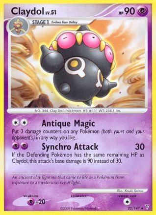 [PKM-R] Claydol (22/147) [Platinum: Supreme Victors]