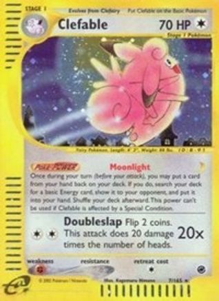 [PKM] Clefable (7/165) [Expedition: Base Set]
