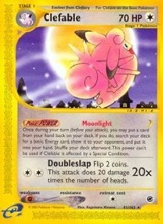[PKM-R] Clefable (41/165) [Expedition: Base Set]