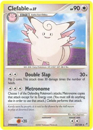 [PKM] Clefable (22/130) [Diamond & Pearl: Base Set]