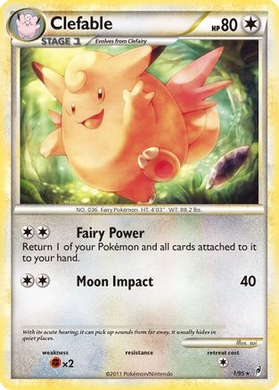 [PKM] Clefable (1/95) [HeartGold & SoulSilver: Call of Legends]